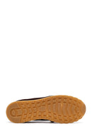 Women's Brown Lace-up Suede Leather Sneaker | Derimod