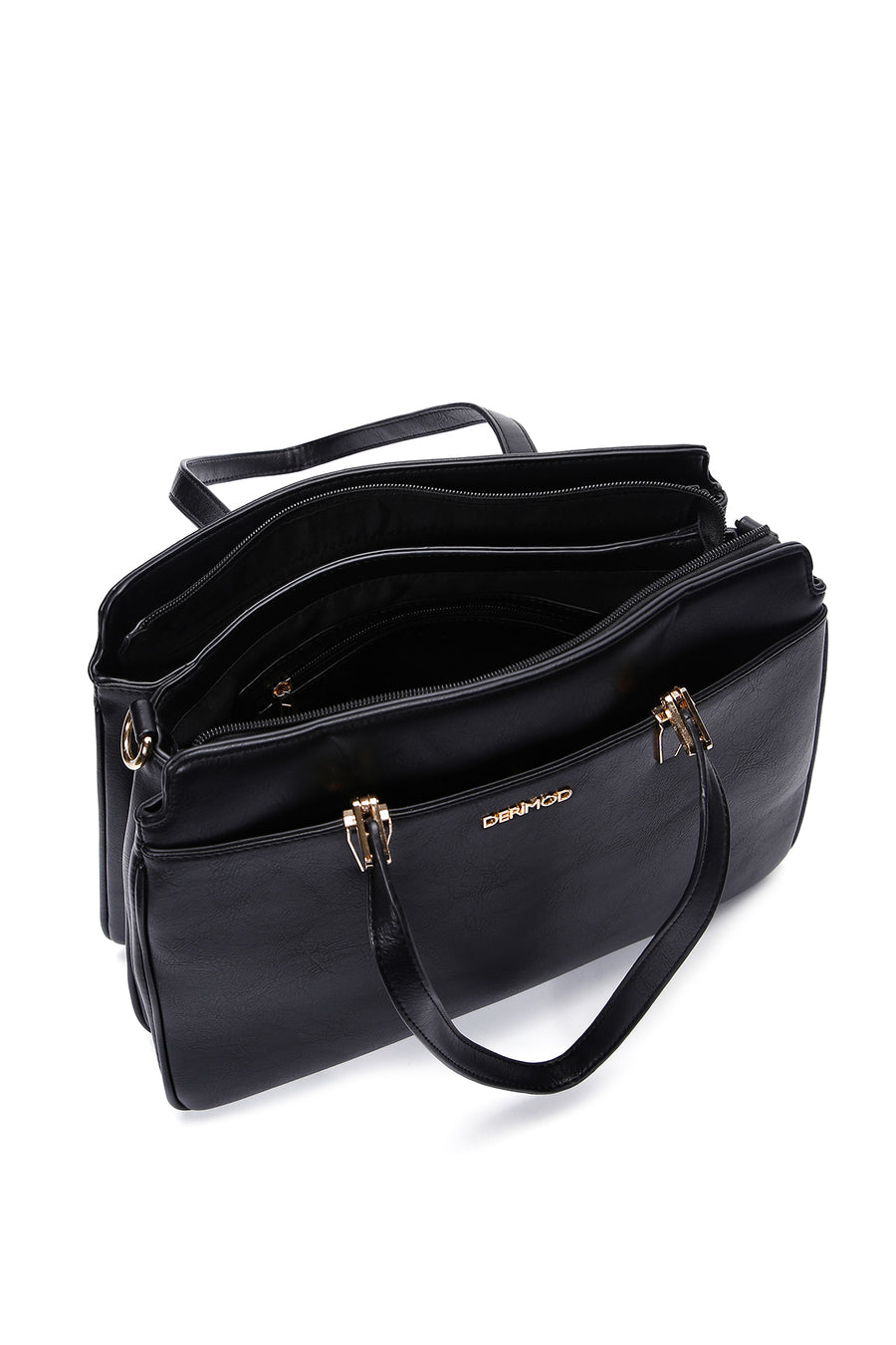 Women's Black Long Strap Classic Handbag
