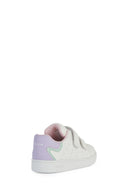 Geox Baby Girl White Eclyper Strappy Leather Sneakers | Derimod