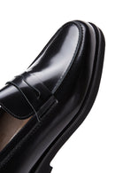 Men's Black Patent Leather Casual Loafer | Derimod