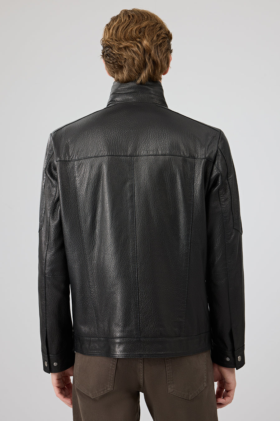 Mateo Men's Black Leather Jacket