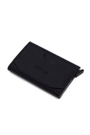 Male Black Leather Cardholder | Derimod