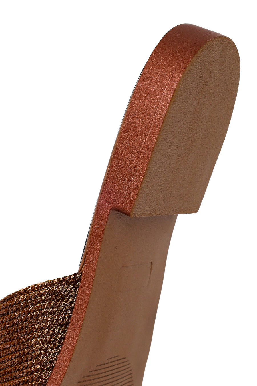 Woman Bronze Metallic Slipper