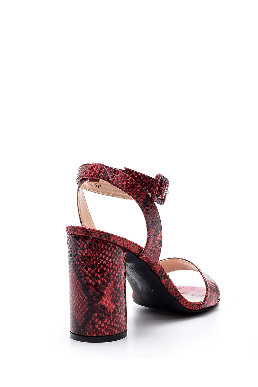 Women's Snakeskin Patterned Heeled Shoes