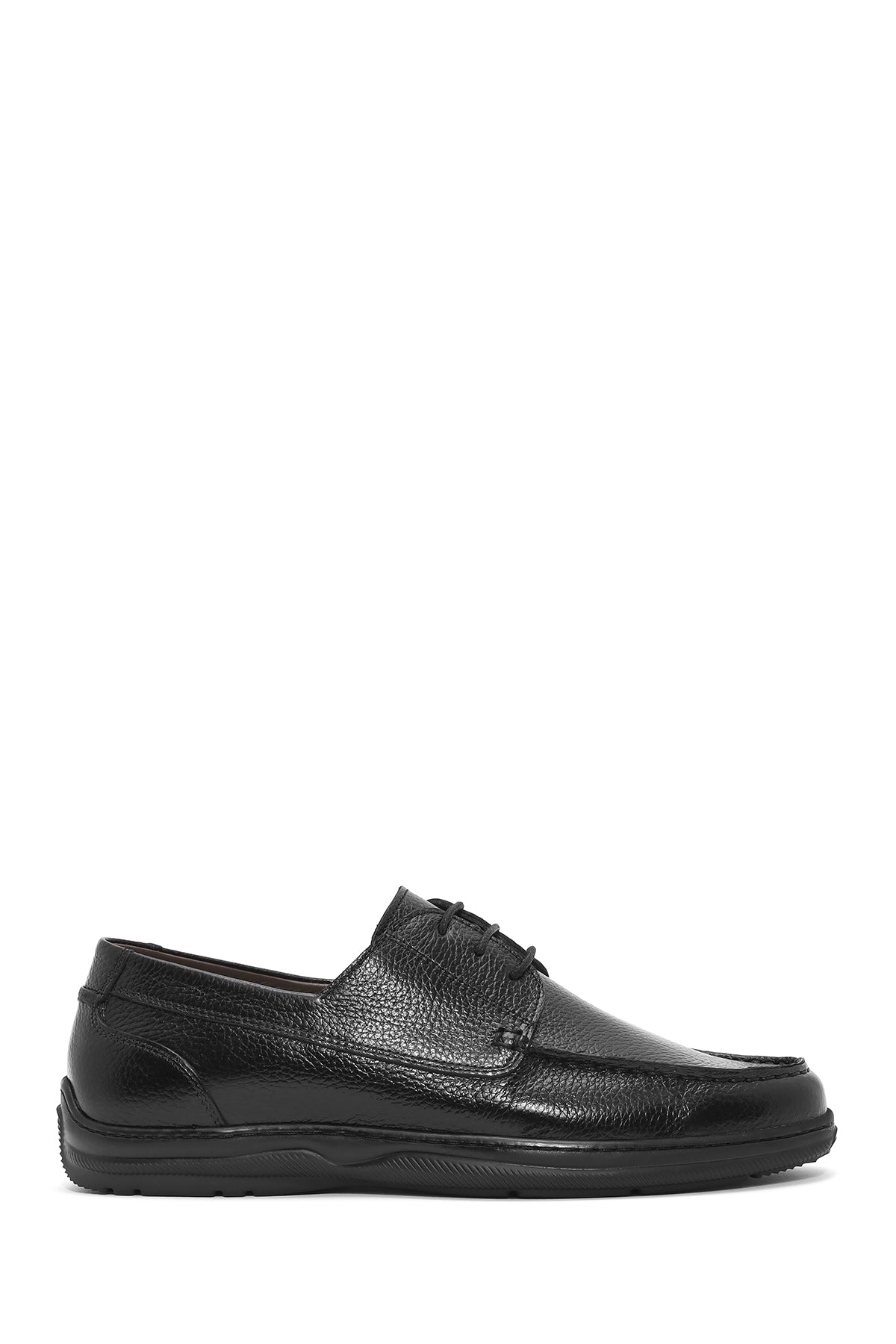 Erkek Siyah Bağcıklı Deri Casual Loafer 25SFD6030FT | Derimod