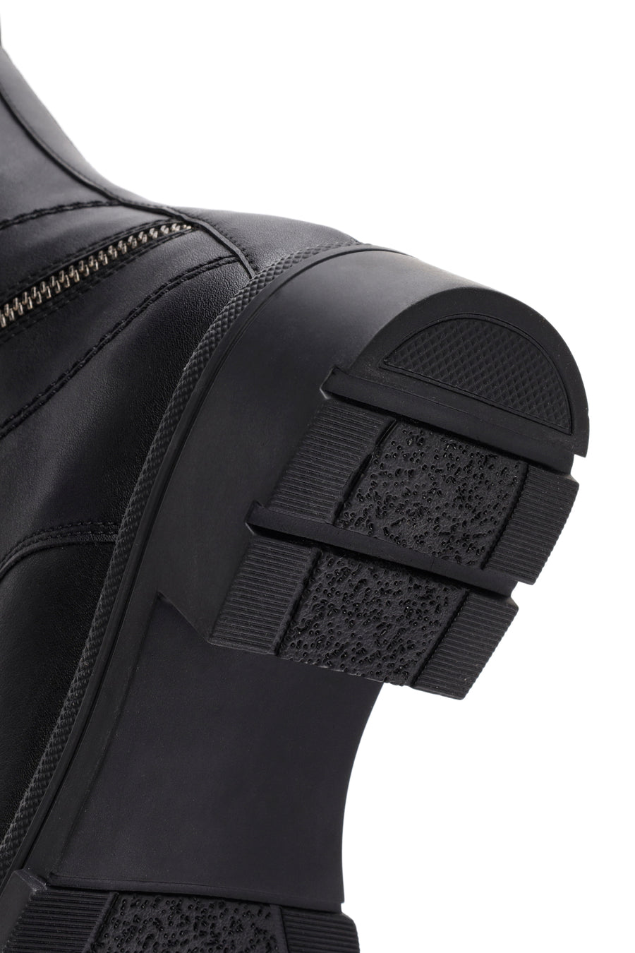 Women's Black Zippered Boots