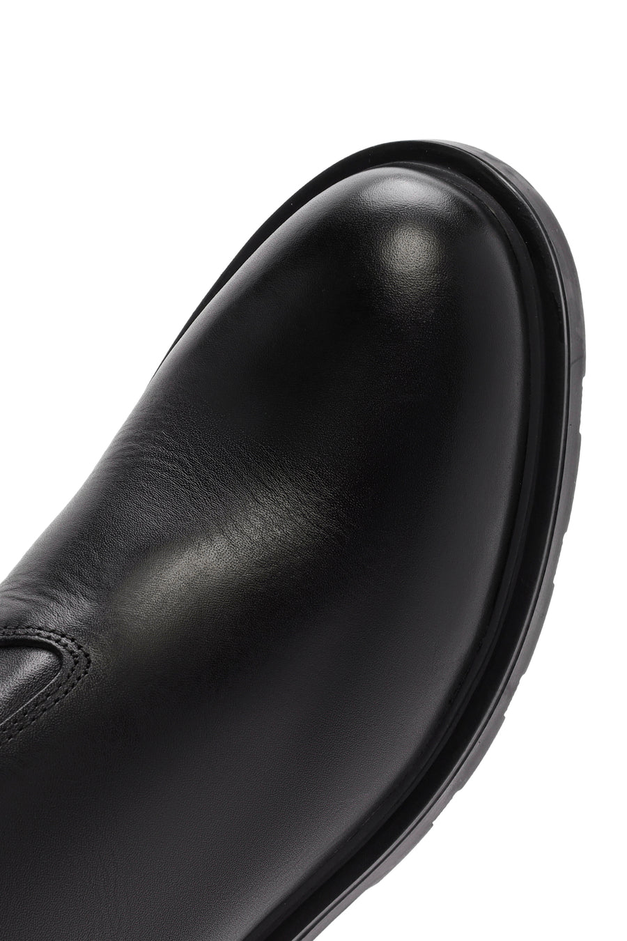 Men's Black Leather Chelsea Boots