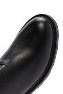 Men's Black Leather Chelsea Boots | Derimod