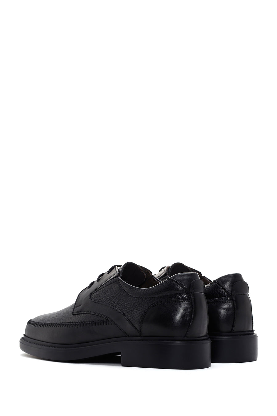 Men's Black Leather Casual Shoes