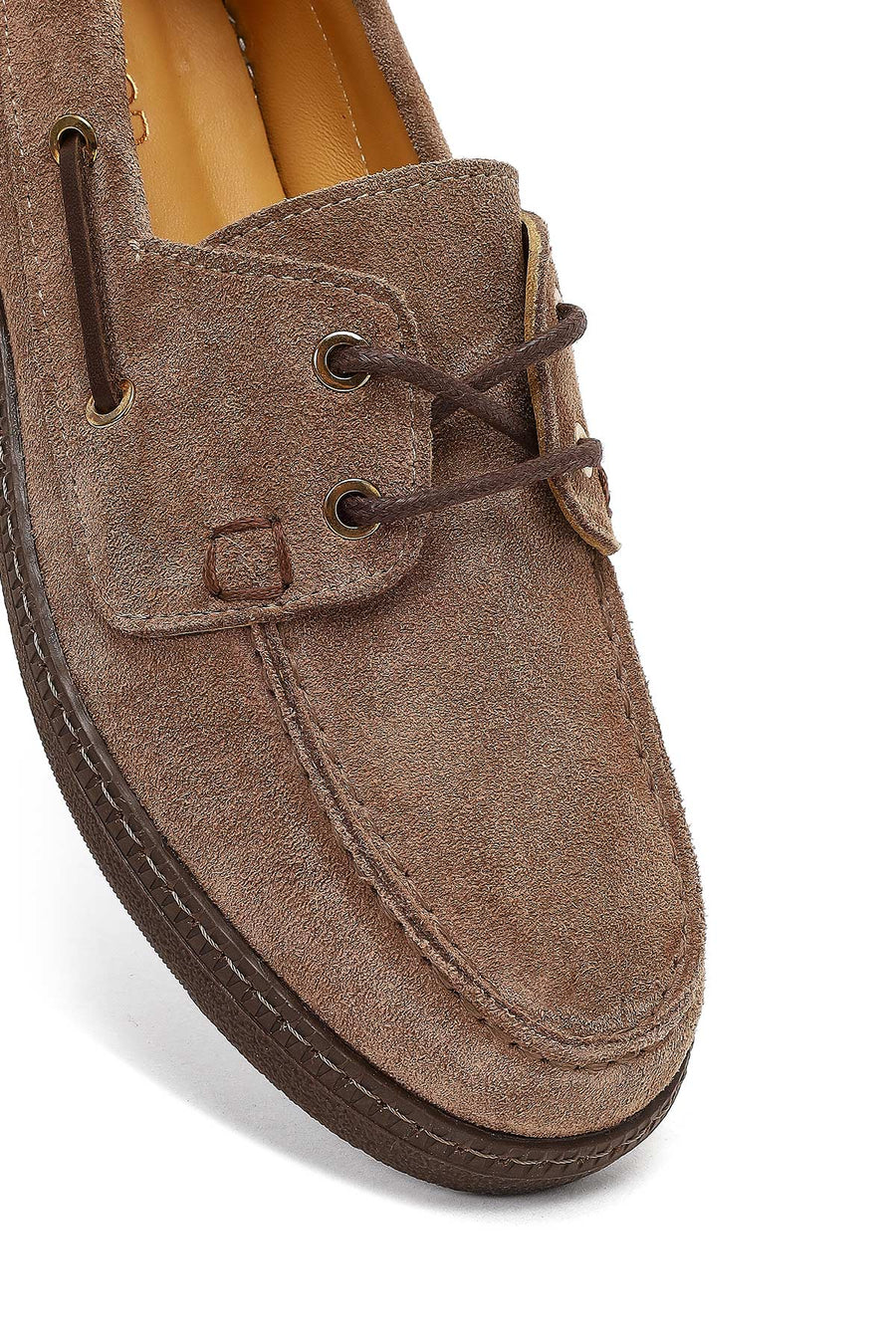 Women's Mink Lace-up Suede Leather Casual Shoes