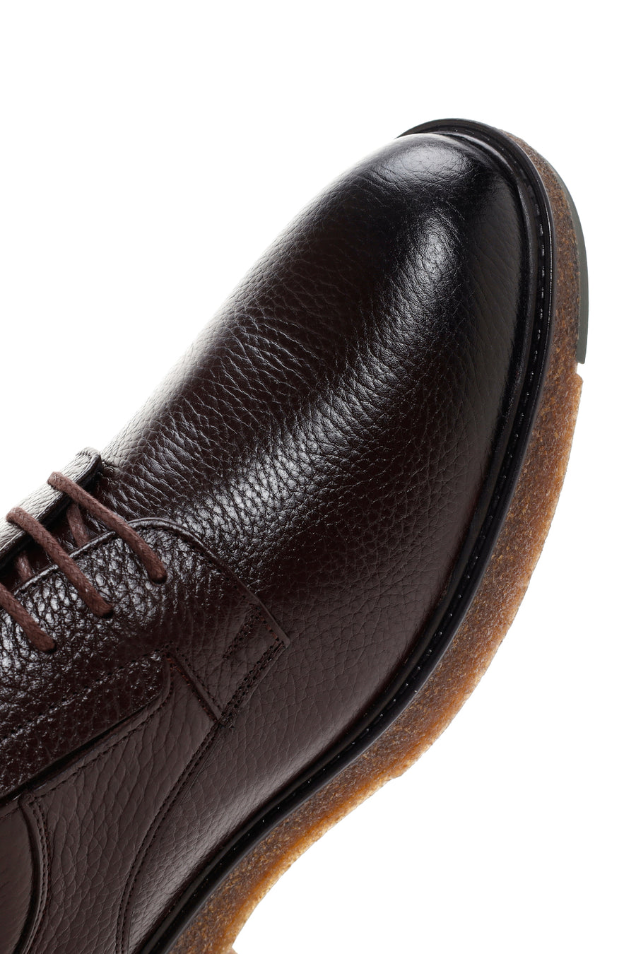 Men's Brown Lace-up Leather Casual Shoes