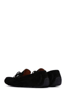 Men's Black Suede Leather Loafer | Derimod