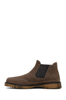 Men's Mink Nubuck Leather Chelsea Boot | Derimod