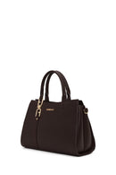 Woman Brown Long-Strap Classic Shoulder Bag | Derimod