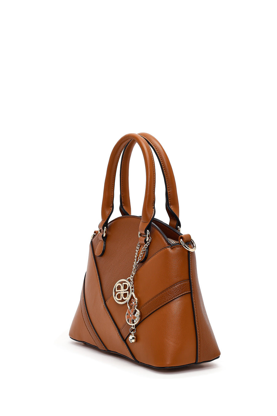 Women's Brown Long Strap Accessory Handbag