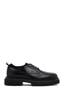 Erkek Siyah Bağcıklı Kalın Tabanlı Deri Casual Ayakkabı | Derimod