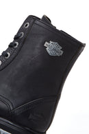 Harley Davidson Women's Black Tums Boot Leather Boots | Derimod