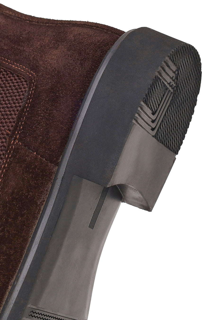 Male Brown Suede Chelsea Boots