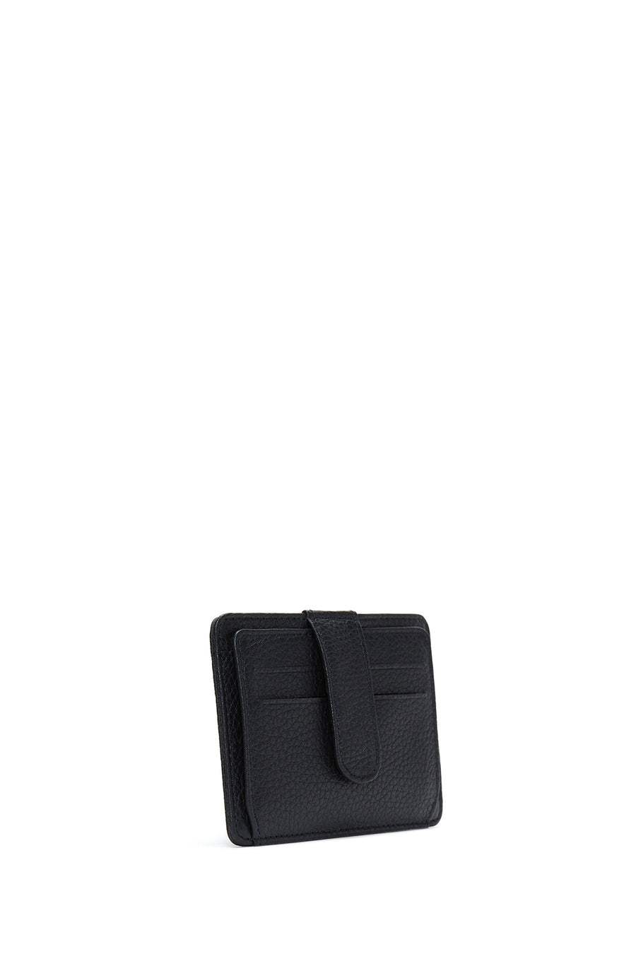Men's Black Leather Casual Card Holder