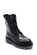 Women's Leather Lace-up Boots | Derimod