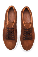 Men's Leather Suede Sneaker | Derimod