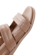 Women's Mink Leather Comfort Sandals | Derimod