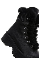 Women's Black Leather Boots | Derimod