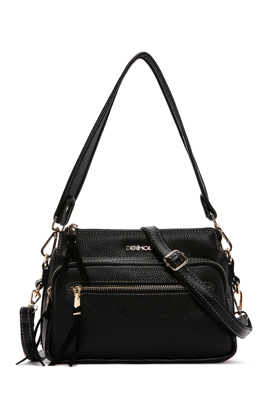 Women's Black Long Strap Shoulder Bag 25SBD2109FT | Derimod