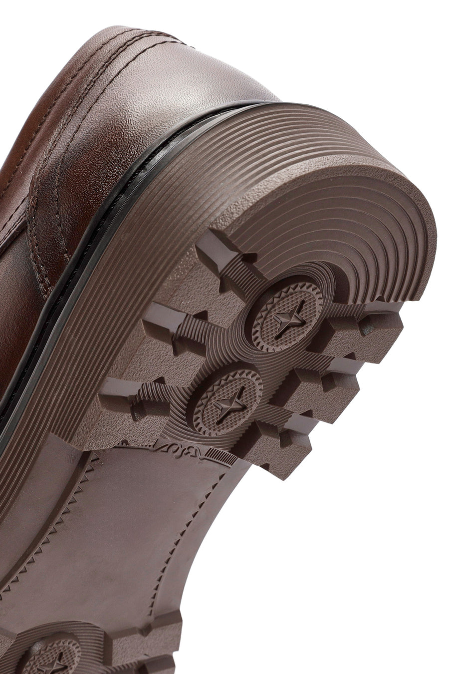 Men's Brown Lace-up Leather Casual Shoes