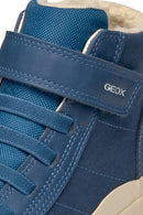 Geox Erkek Çocuk Mavi Gisli Bilekli Sneaker | Derimod