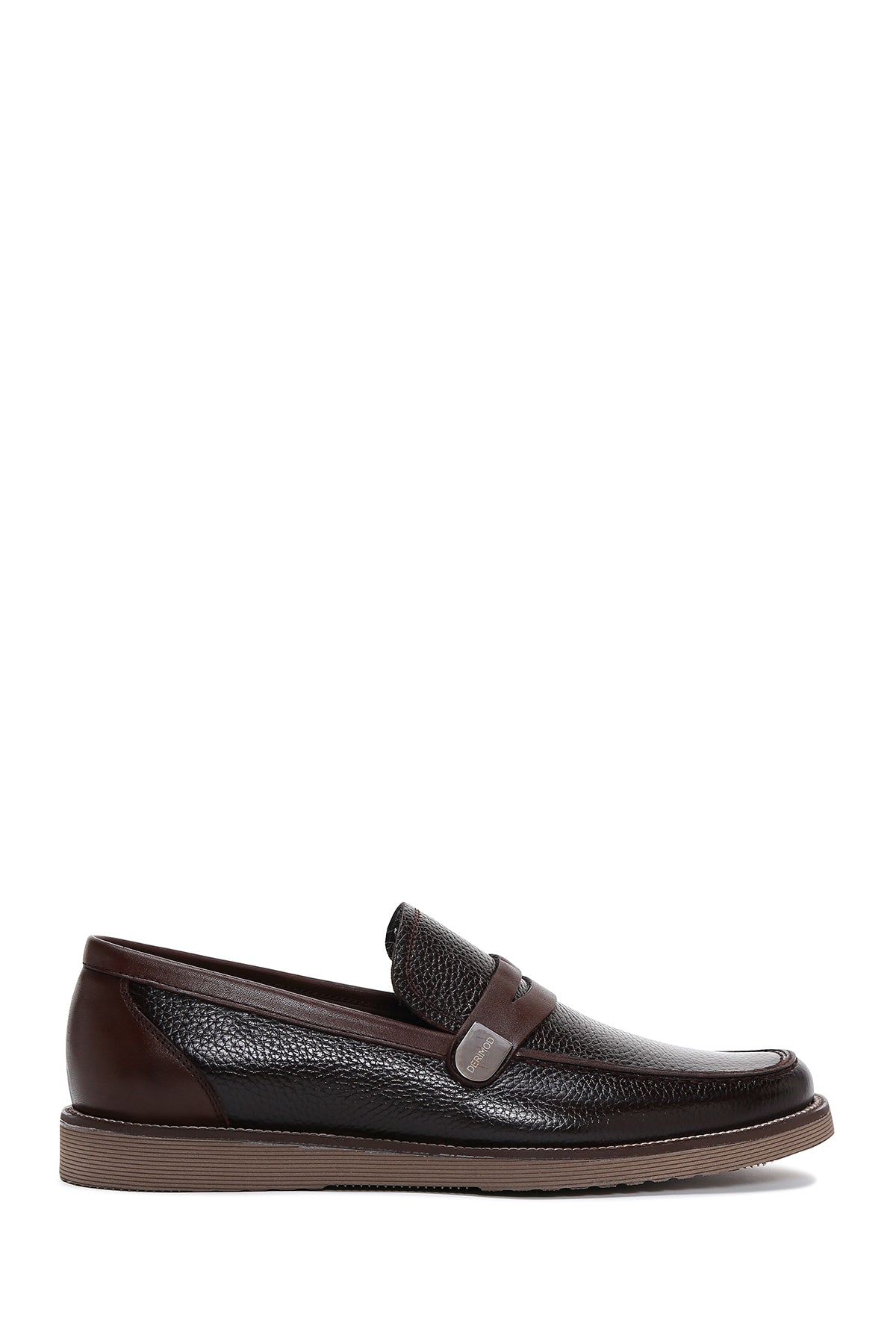 Erkek Kahverengi Deri Casual Loafer 23SFD6502FT | Derimod