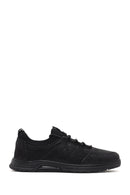 Men's Black Lace-Up Nubuck Leather Casual Sneaker | Derimod