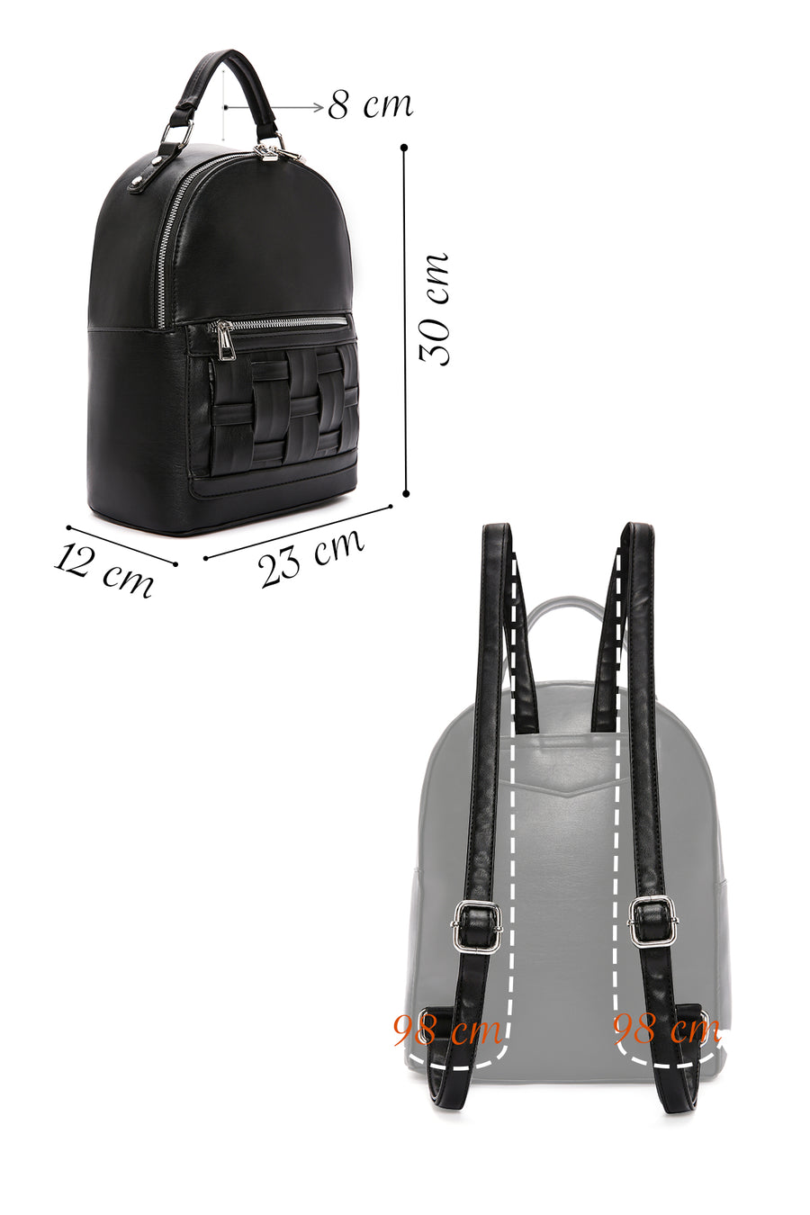 Women's Black Backpack