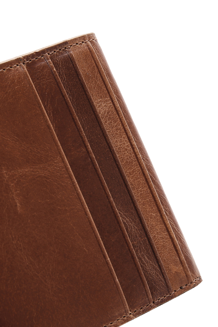 Men's Tan Leather Card Holder