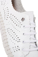 Kadın Beyaz Deri Comfort Ayakkabı | Derimod