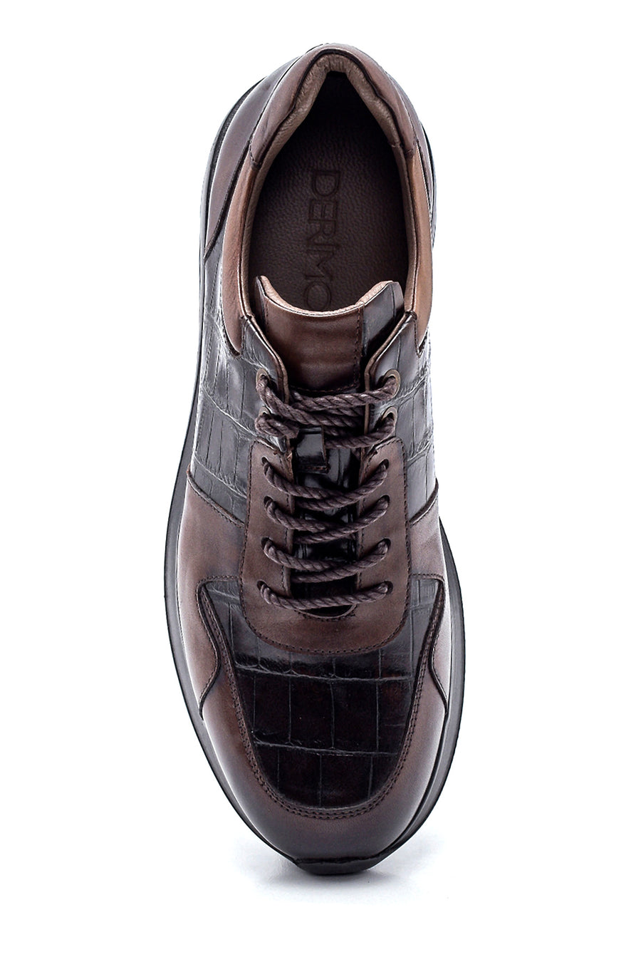 Erkek Deri Kroko Sneaker