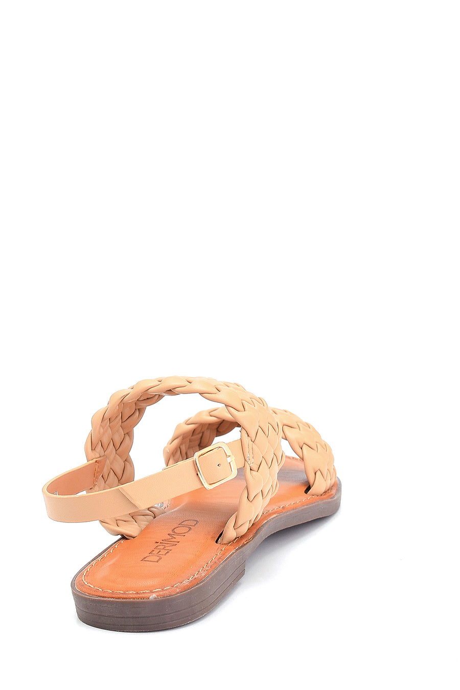 Kadın Örgü Detaylı Casual Sandalet