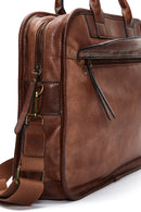 Men's Tan Briefcase | Derimod