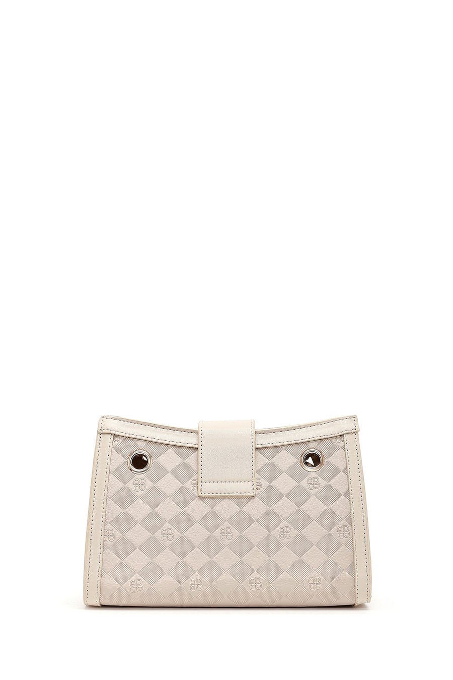 Women's Cream Long Strap Printed Shoulder Bag