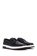 Men's Black Leather Casual Shoes | Derimod