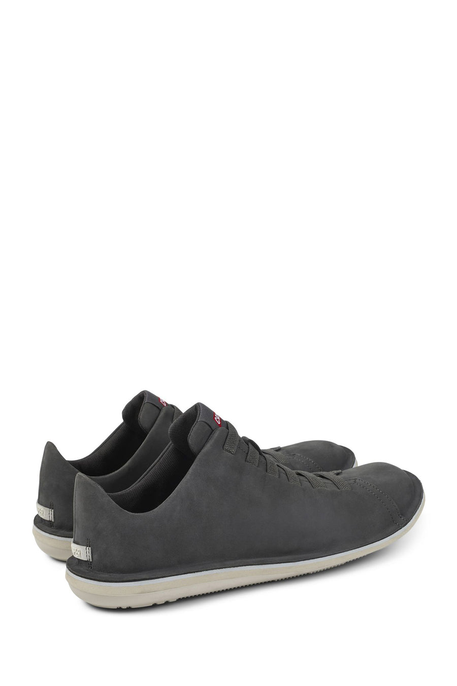 Camper Men's Gray Beetle Trek Leather Shoes