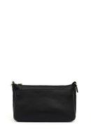Woman Black Long-Strap Leather Shoulder Bag | Derimod