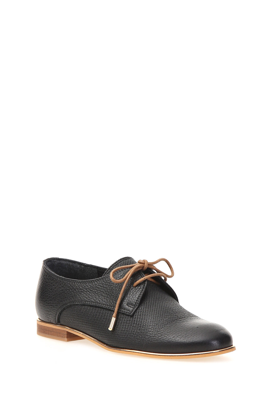 Black Women's Leather Shoes 18SFD2404FT | Derimod