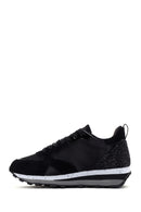 Alberto Guardiani Women's Black Wen Thick Soled Stone Sneaker | Derimod