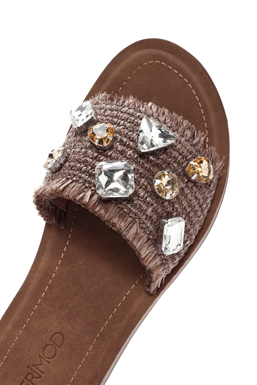 Women's Brown Stone Knitted Slippers