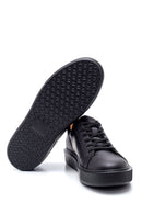 Erkek Siyah Deri Sneaker | Derimod