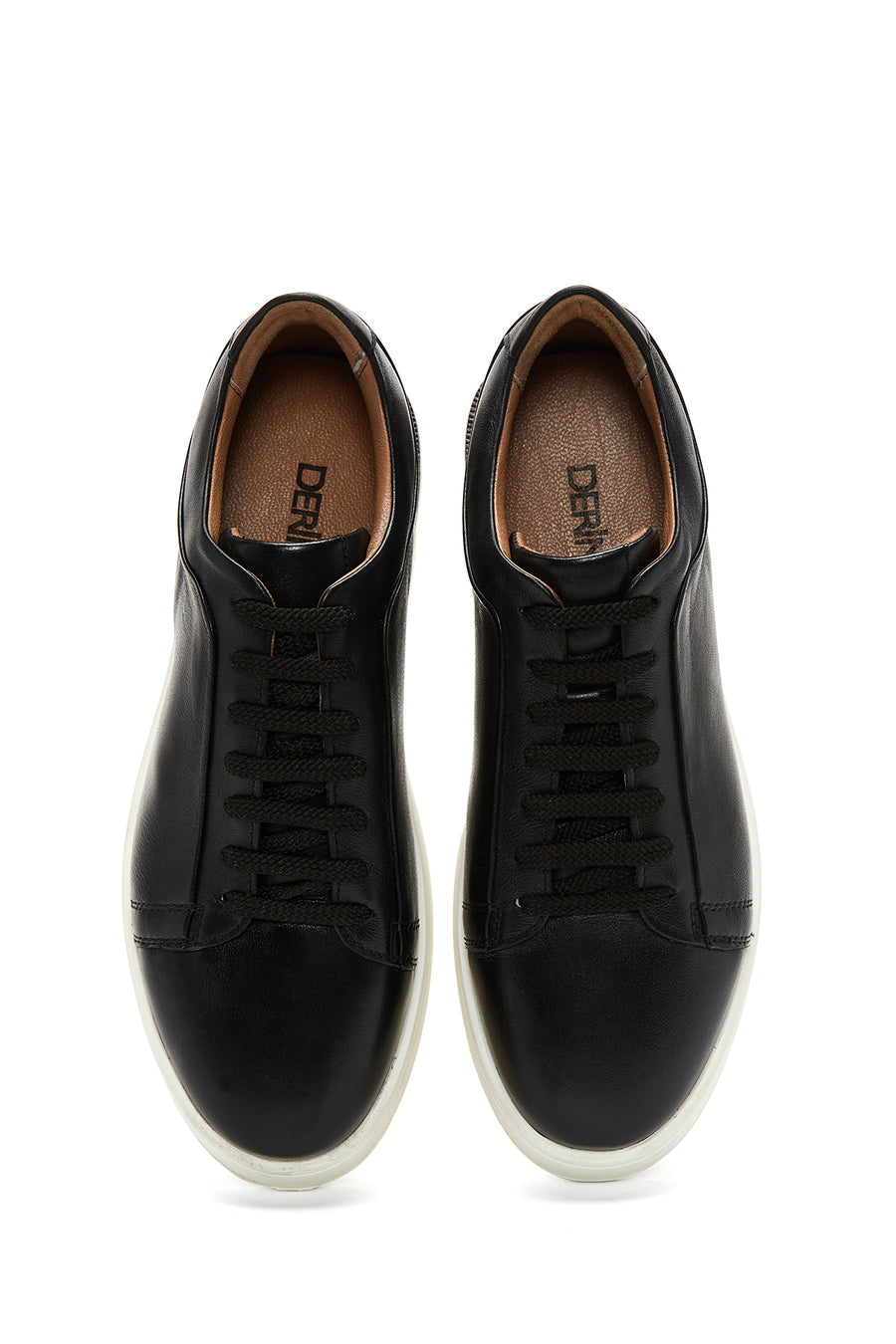 Men's Black Leather Sneaker