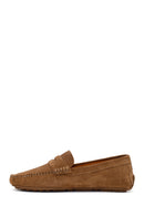 Erkek Taba Süet Deri Loafer | Derimod