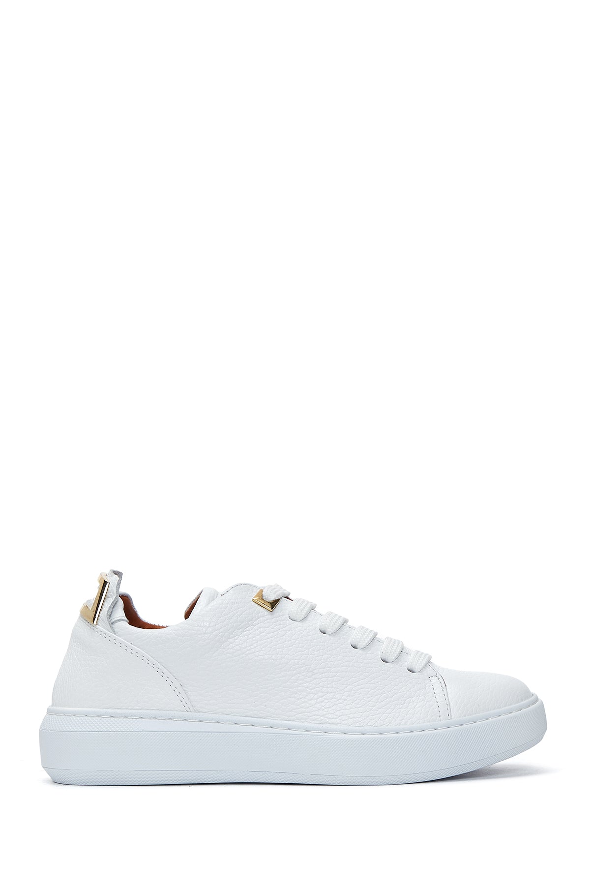 Women's White Lace-Up Sneaker 24WFD1305FT | Derimod