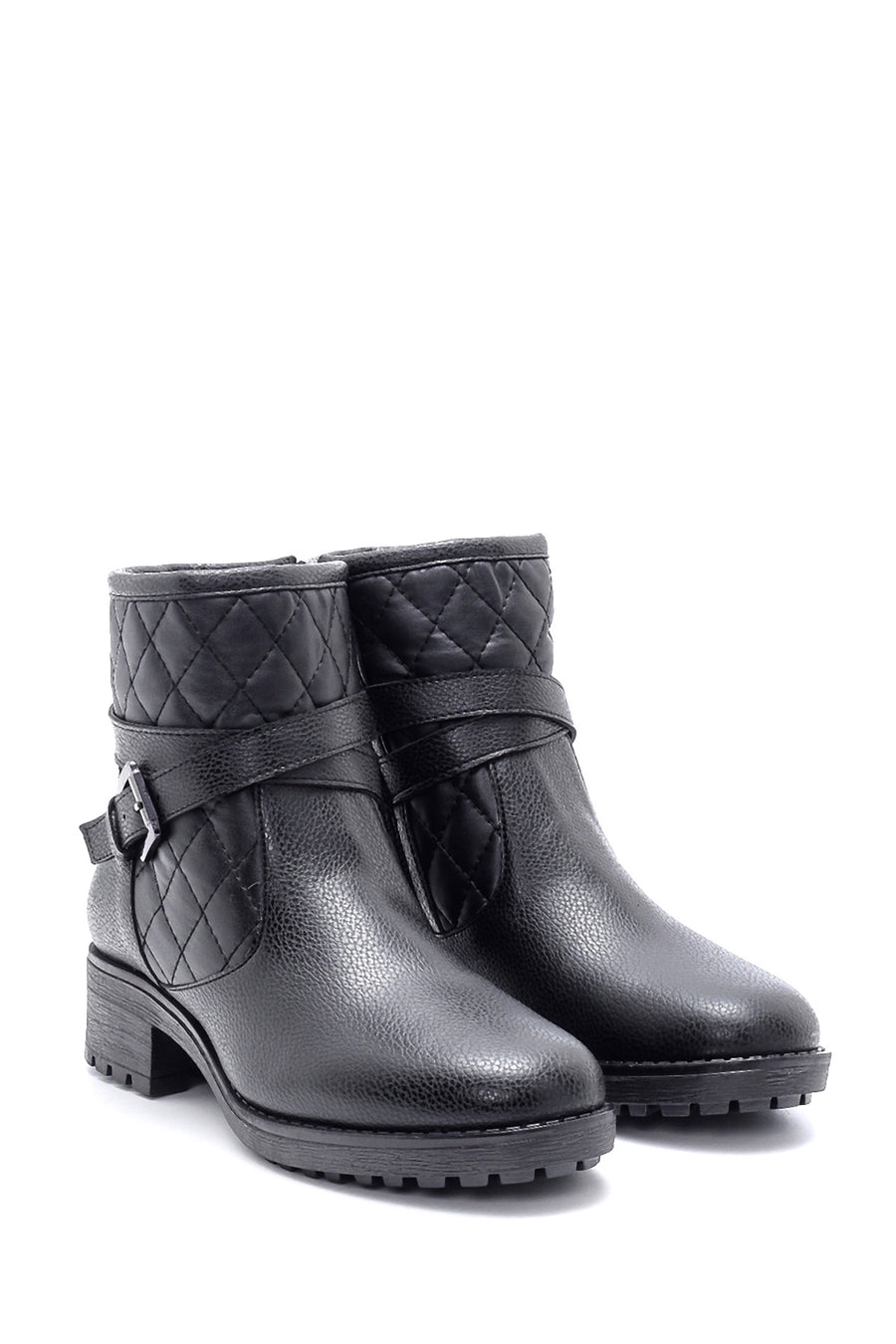 Women's Quilted Detailed Boots
